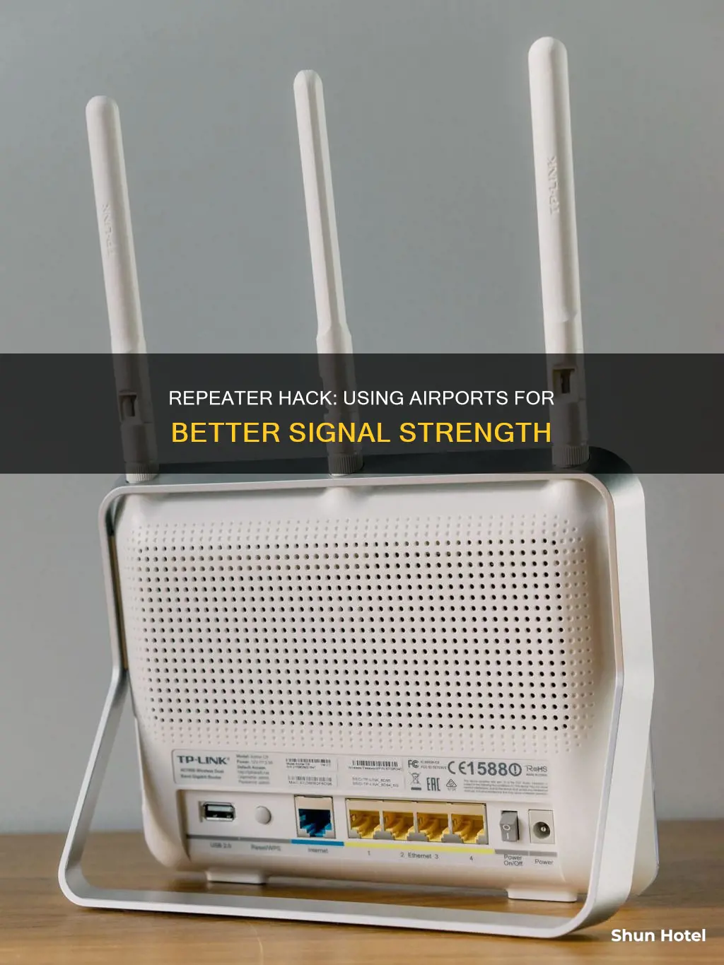 how to use airport as repeater