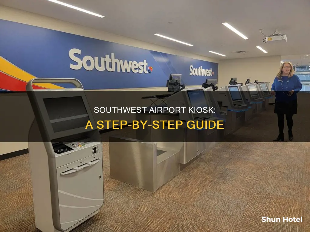 how to use airport kiosk southwest