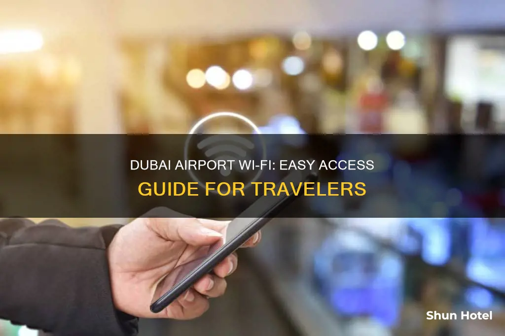 how to use dubai airport wifi