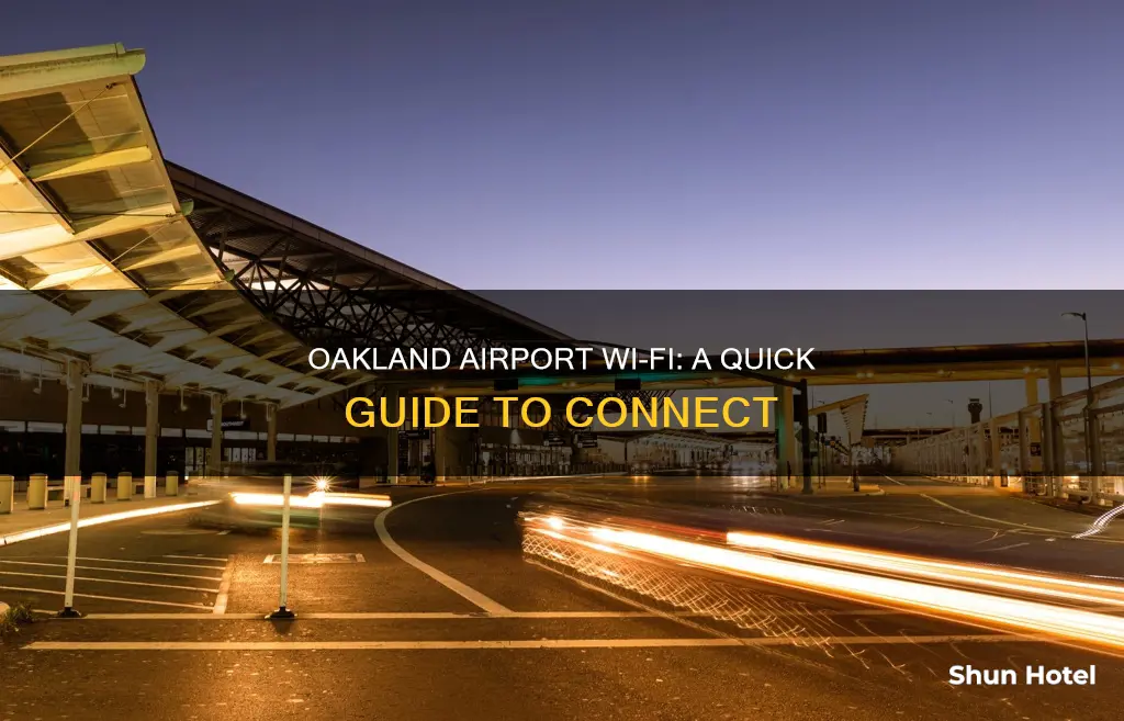 how to use oakland airport wifi