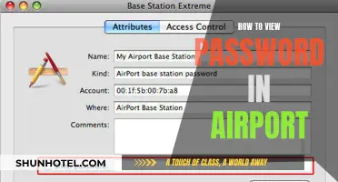 Airports: Viewing Wi-Fi Passwords Securely and Efficiently