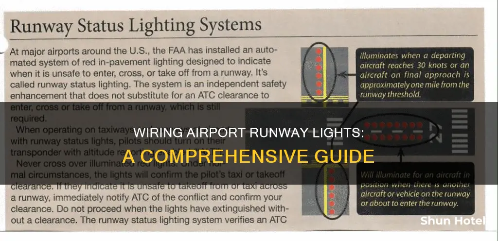 how to wire airport runway lights