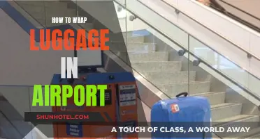 Efficiently Wrap Luggage: Airport Edition