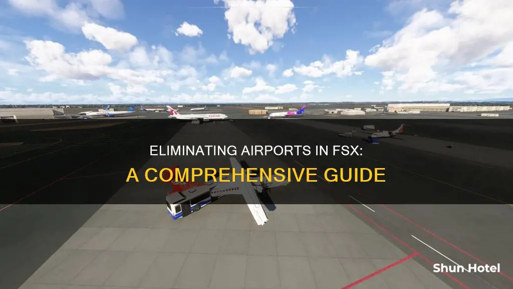 how toneliminate an airport in fsx