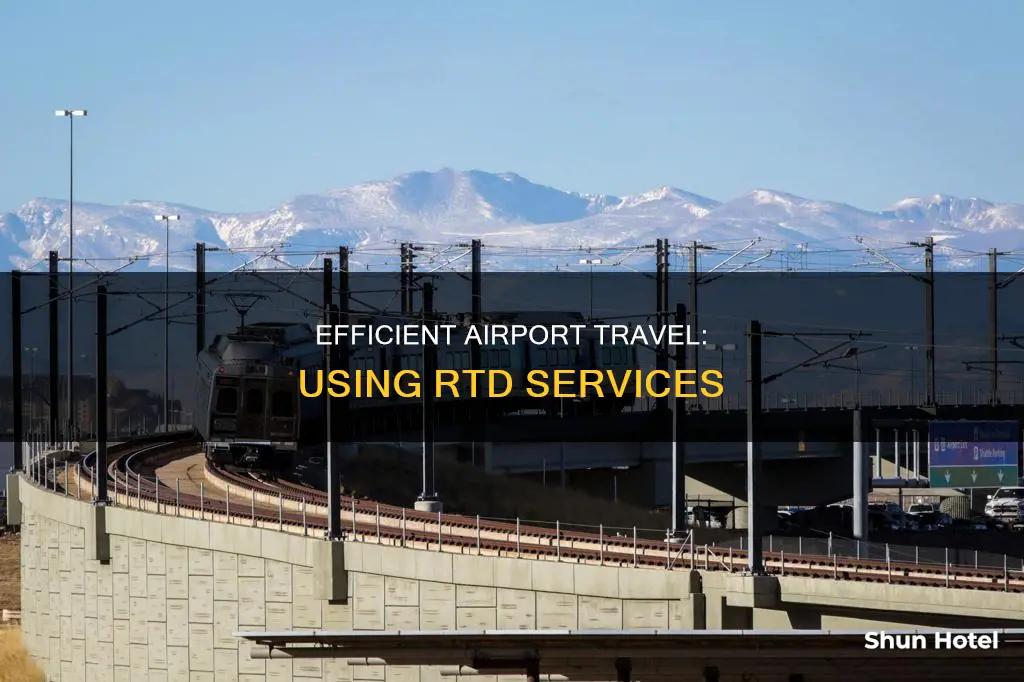 how yo use rtd at airport