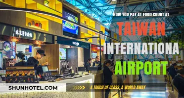 Easy Payment Options at Taiwan International Airport's Food Court