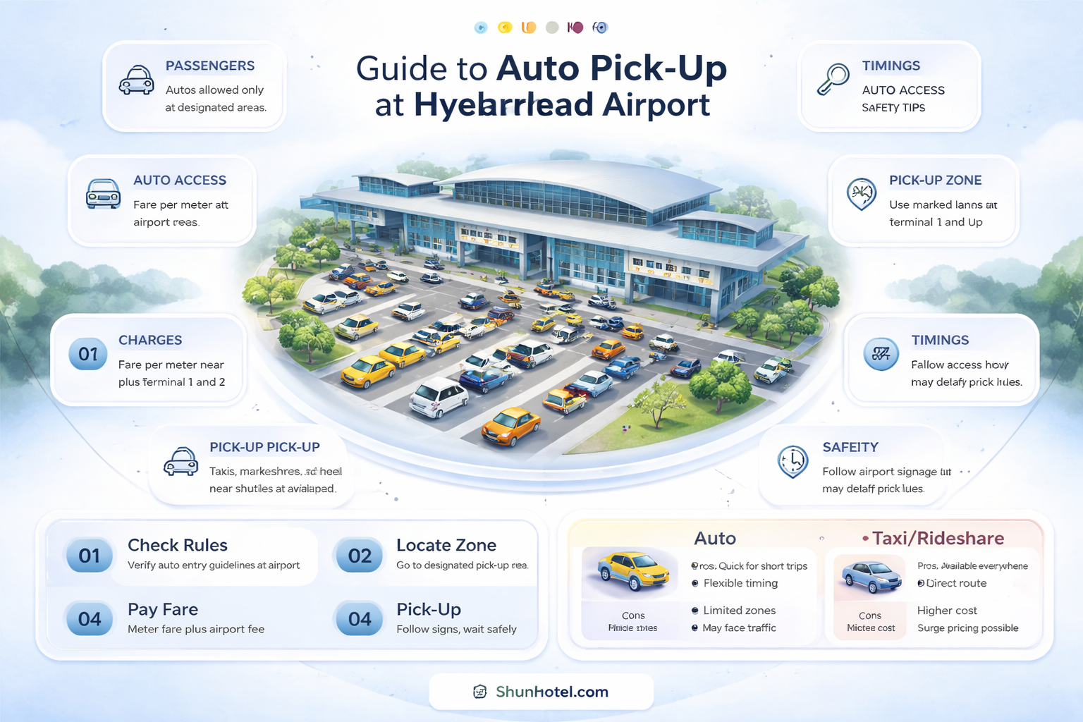 are autos allowed in hyderabad airport