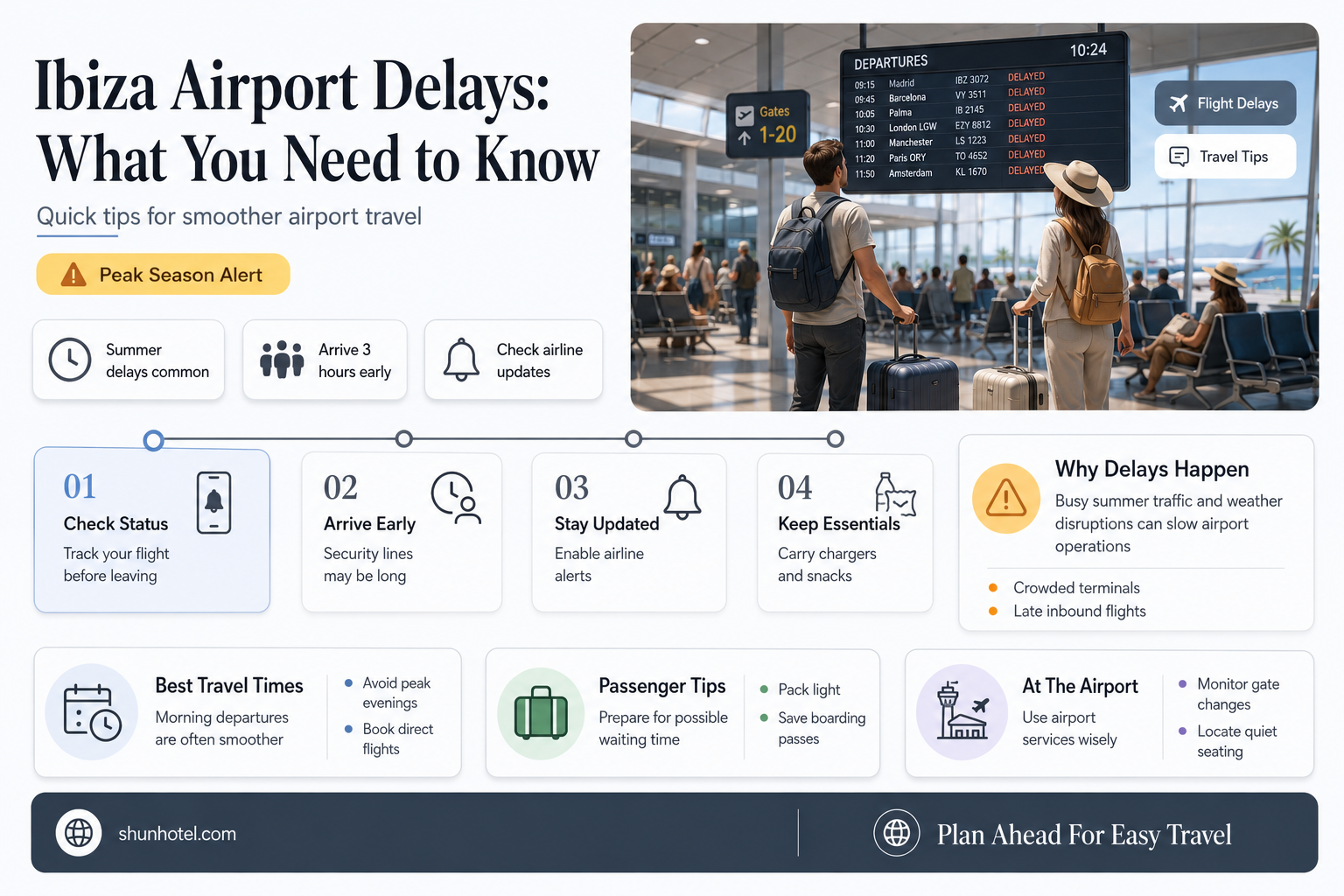 are there delays at ibiza airport