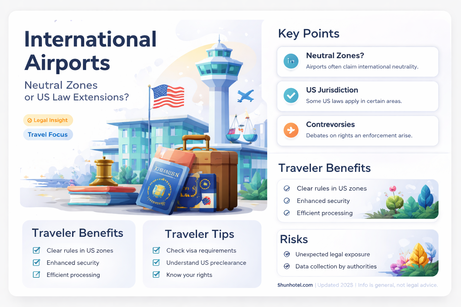 are international airports nutral zones for us laws