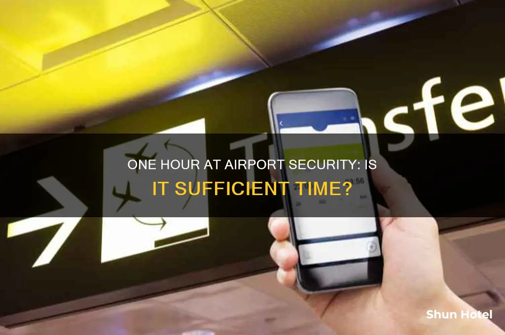 is 1 hour enough time to get through airport security