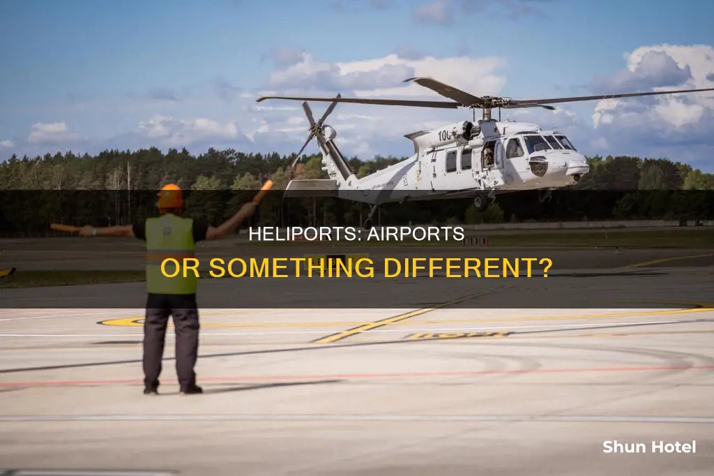 is a heliport considered an airport