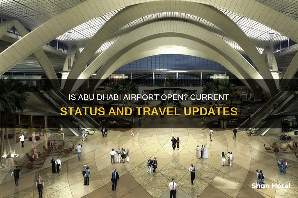 is abu dhabi airport open