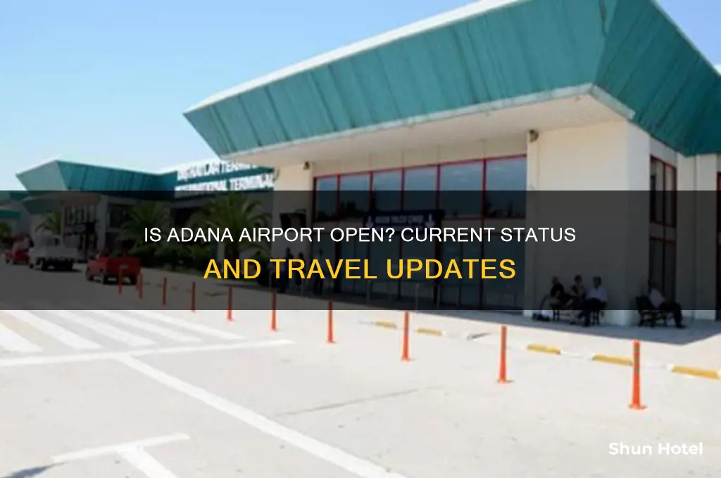 is adana airport open