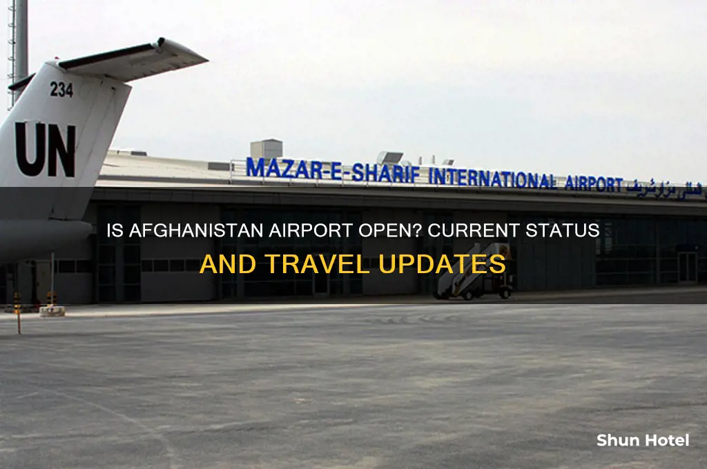 is afghanistan airport open