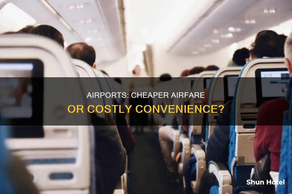 is airfare cheaper at the airport