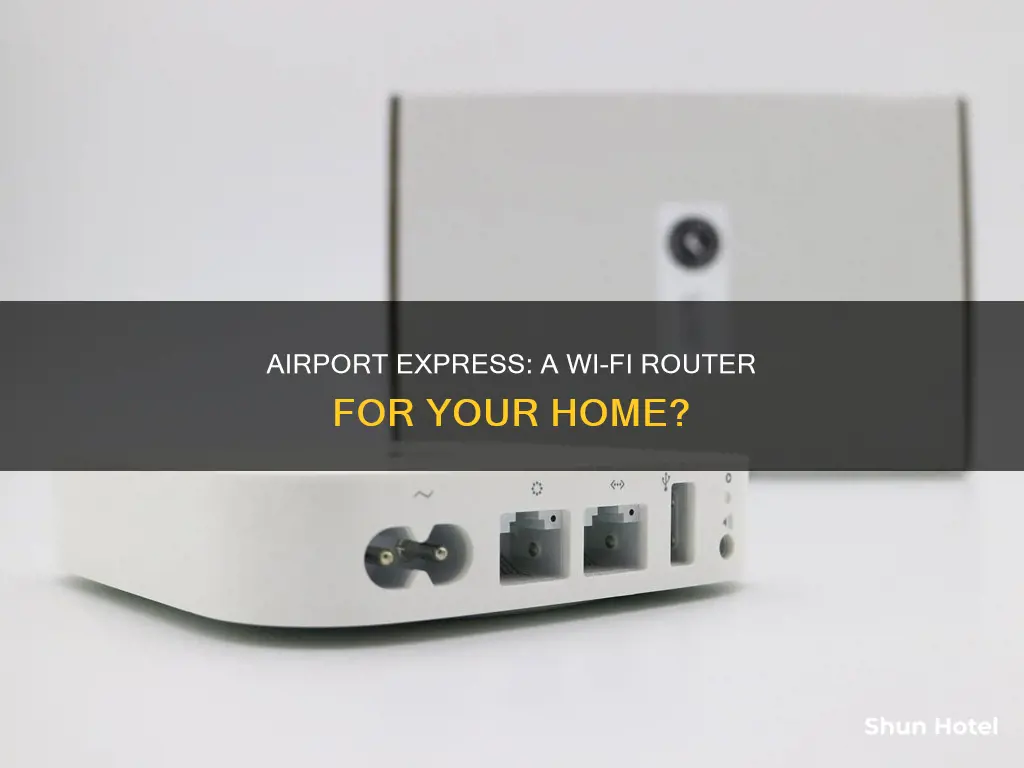 is airport express a wifi router