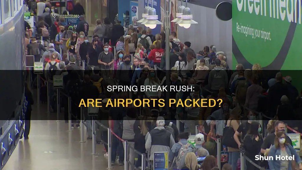 is airport full during spring break