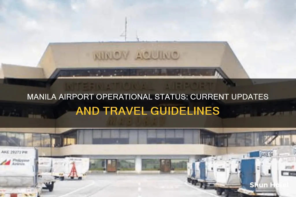 is airport in manila open
