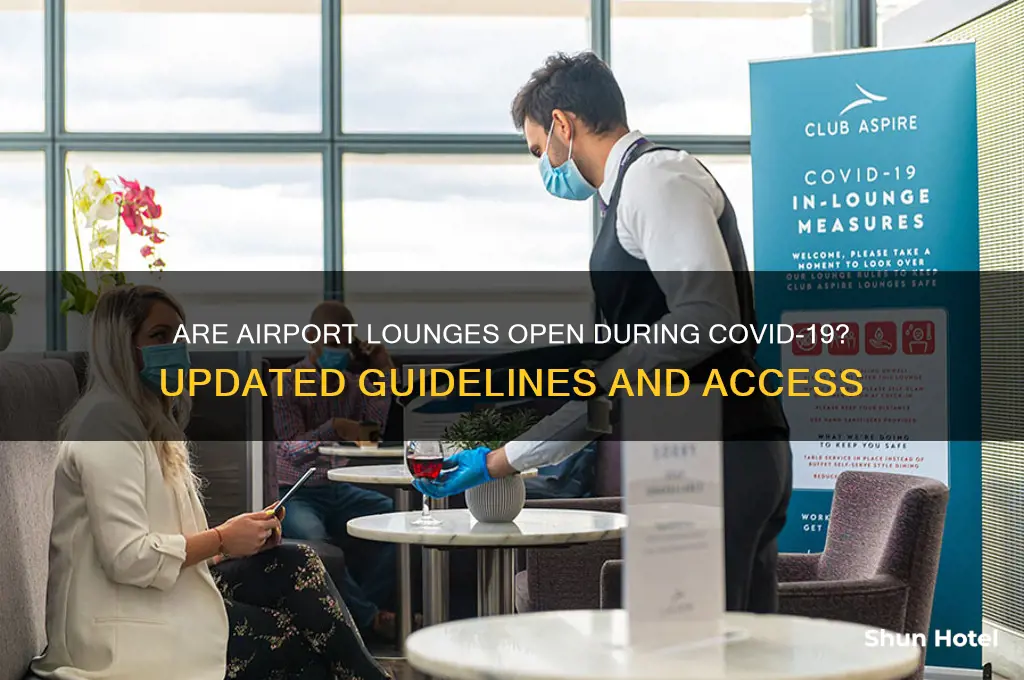 is airport lounge open during covid
