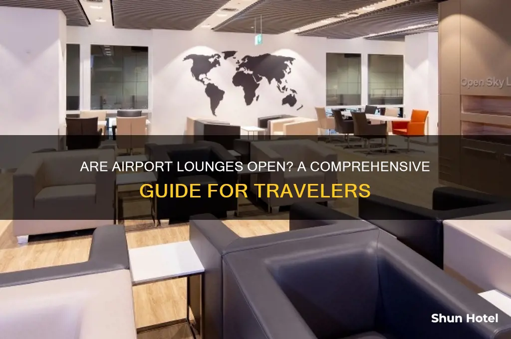is airport lounge open
