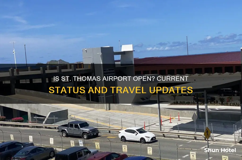 is airport on st thomas open
