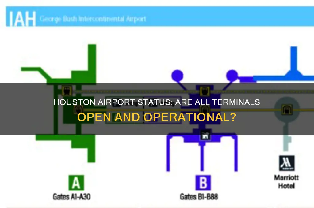 is airport open in houston
