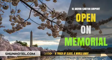 Akron Canton Airport Memorial Day Hours: Open or Closed?
