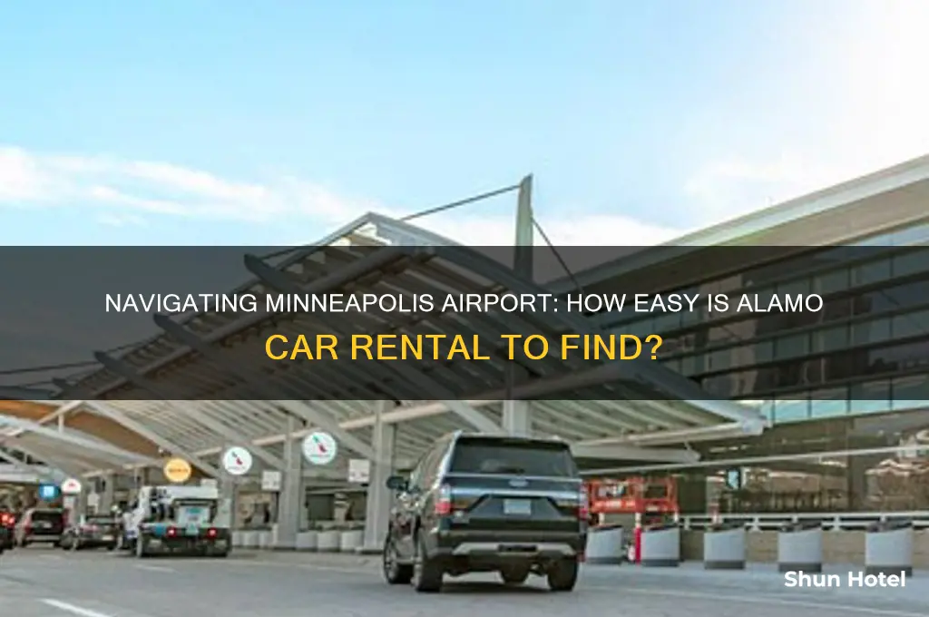 is alamo easy to get to in minneapolis airport