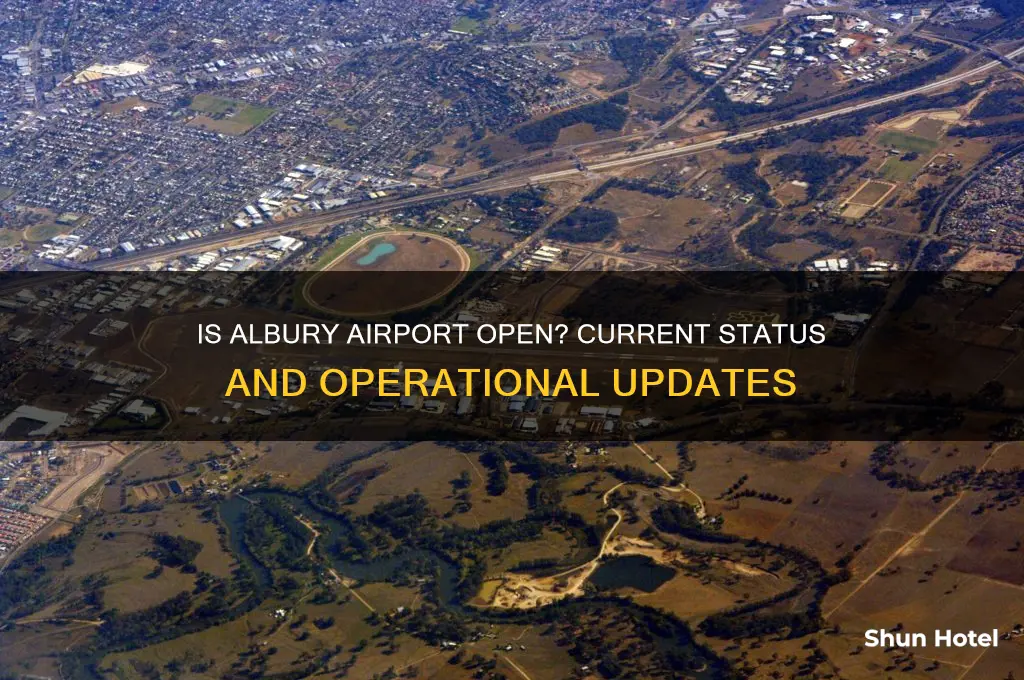 is albury airport open