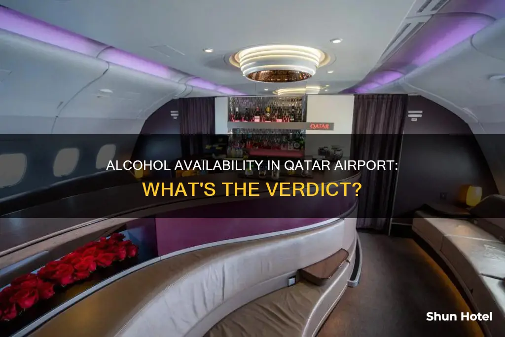 is alcohol allowed in qatar airport