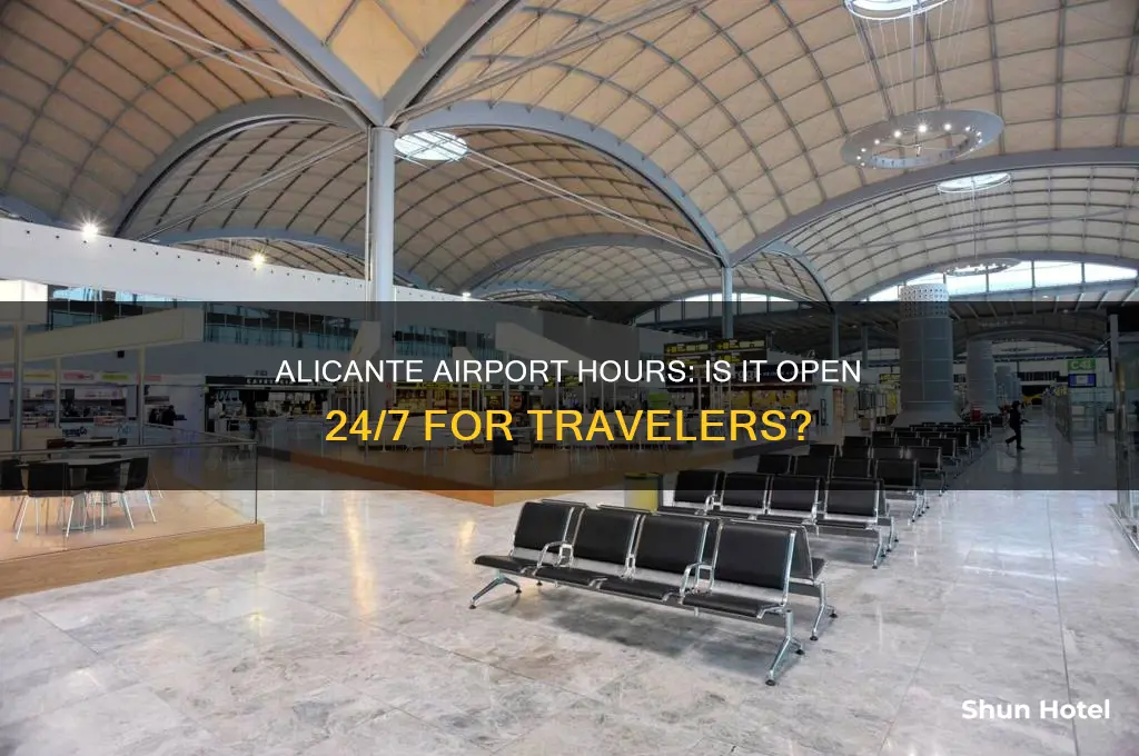 is alicante airport open 24 hours