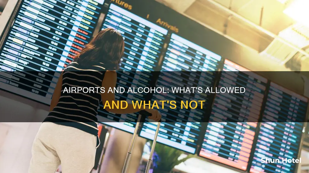 is alkohol allowed via airport security