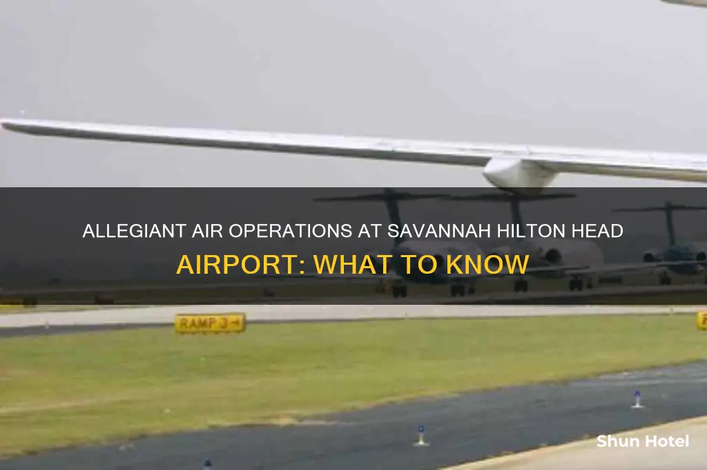 is allegient flying out of savannah hilton head airport