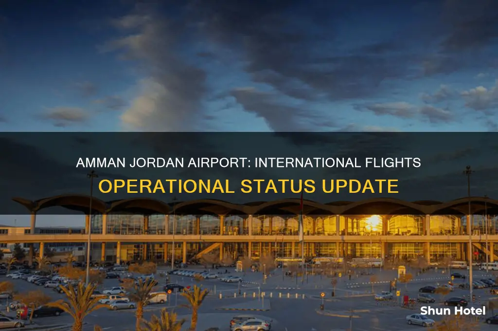 is amman jordan airport open for international flights