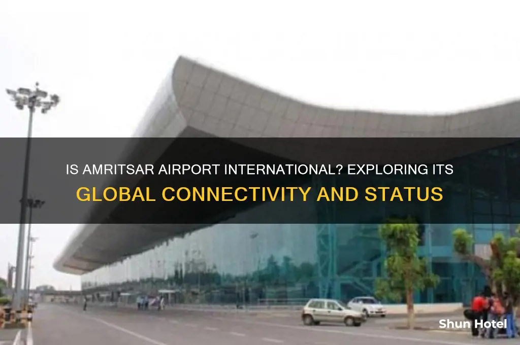 is amritsar airport international