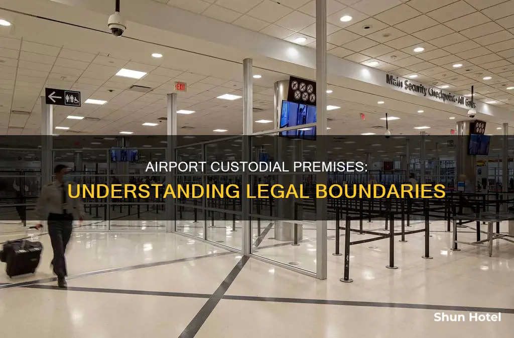 is an airport a custodial premesis