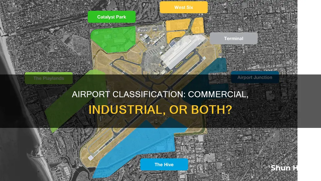 is an airport commercial or industrial