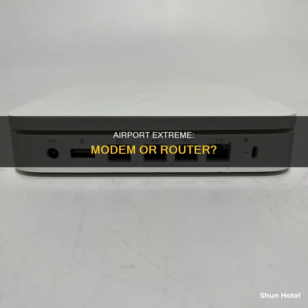 is an airport extreme a modem