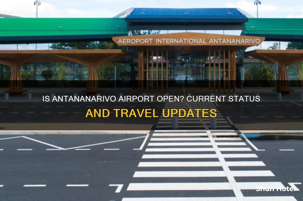 is antananarivo airport open