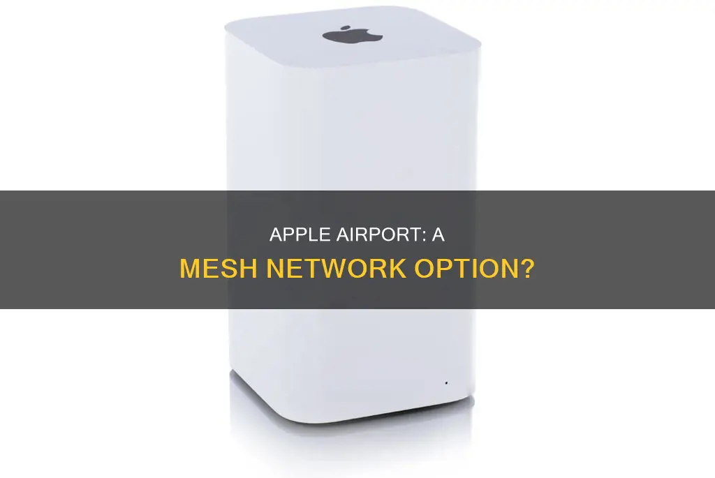 is apple airport a mesh network