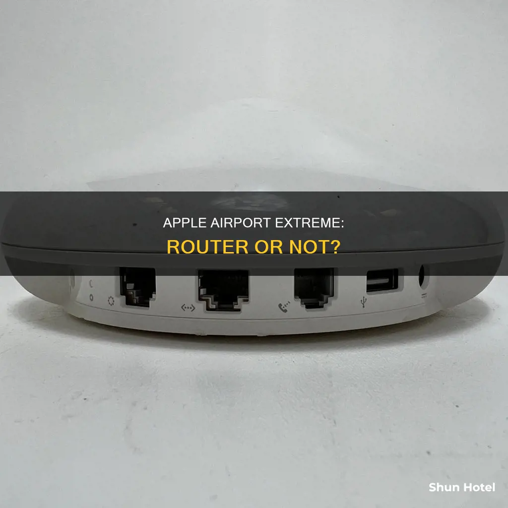 is apple airport extreme a router
