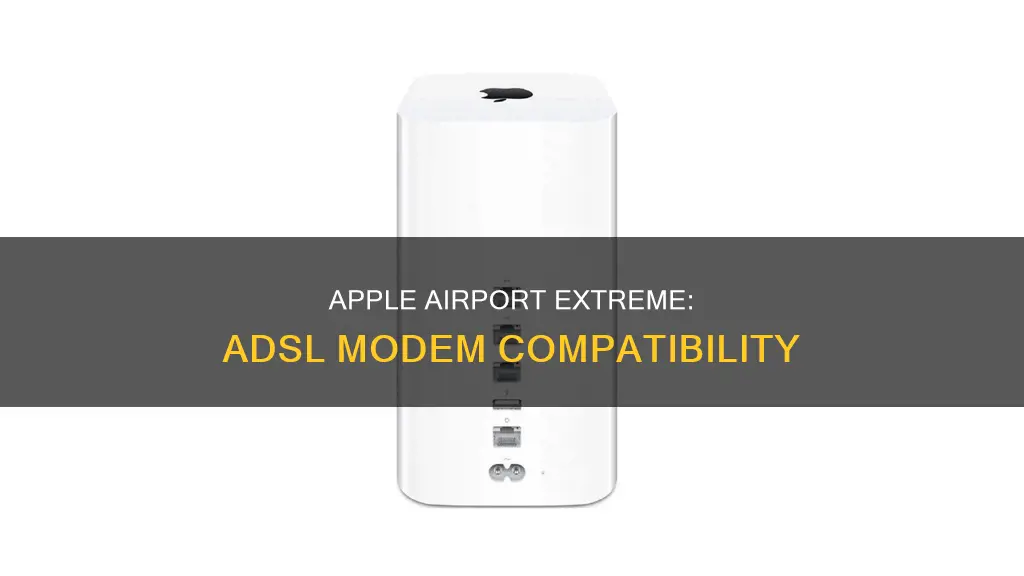 is apple airport extreme adsl modem