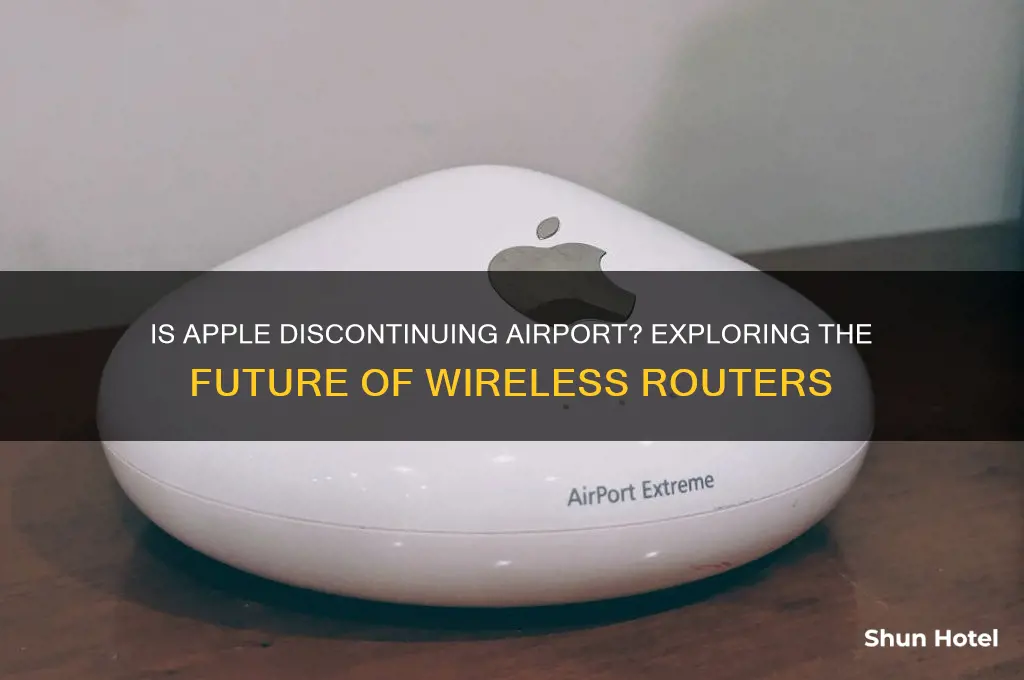 is apple getting rid of airport