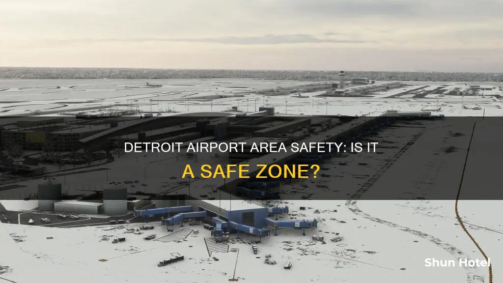 is area around detroit airport safe