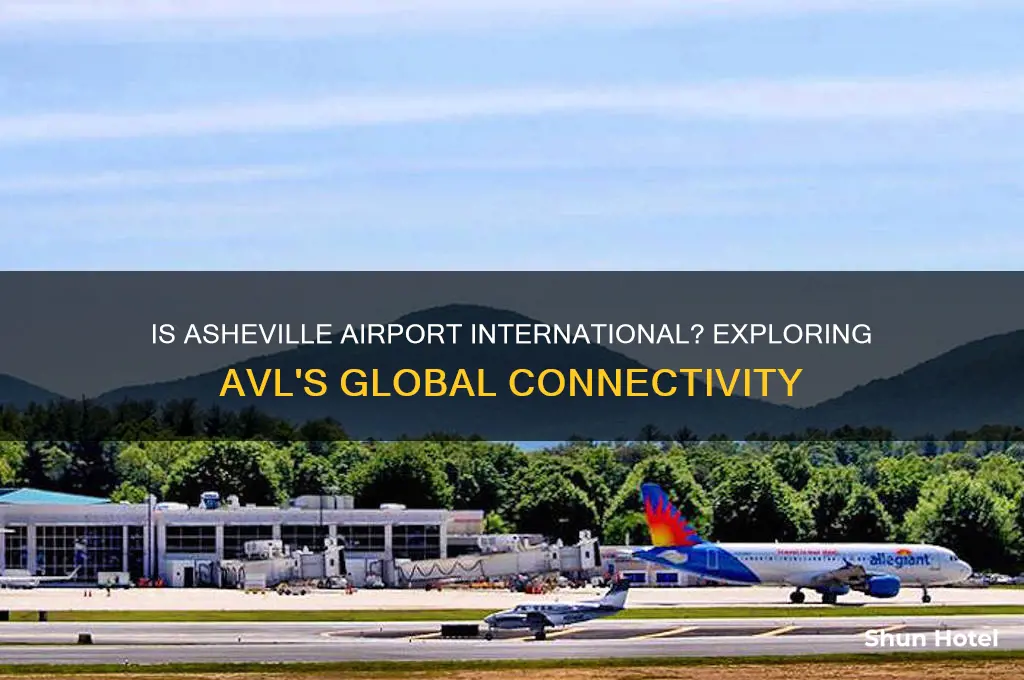 is asheville airport international
