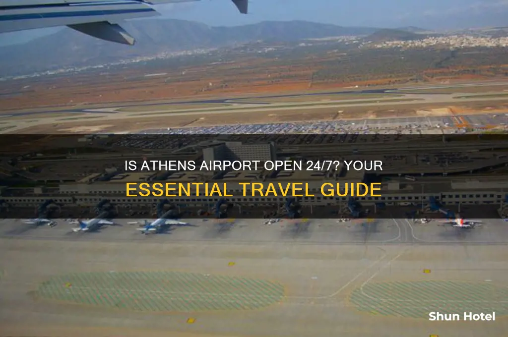 is athens airport open 24 hours