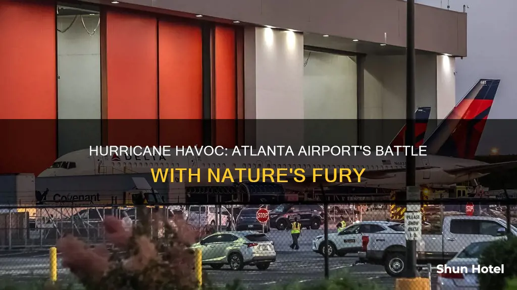 is atlanta airport affected by hurricane