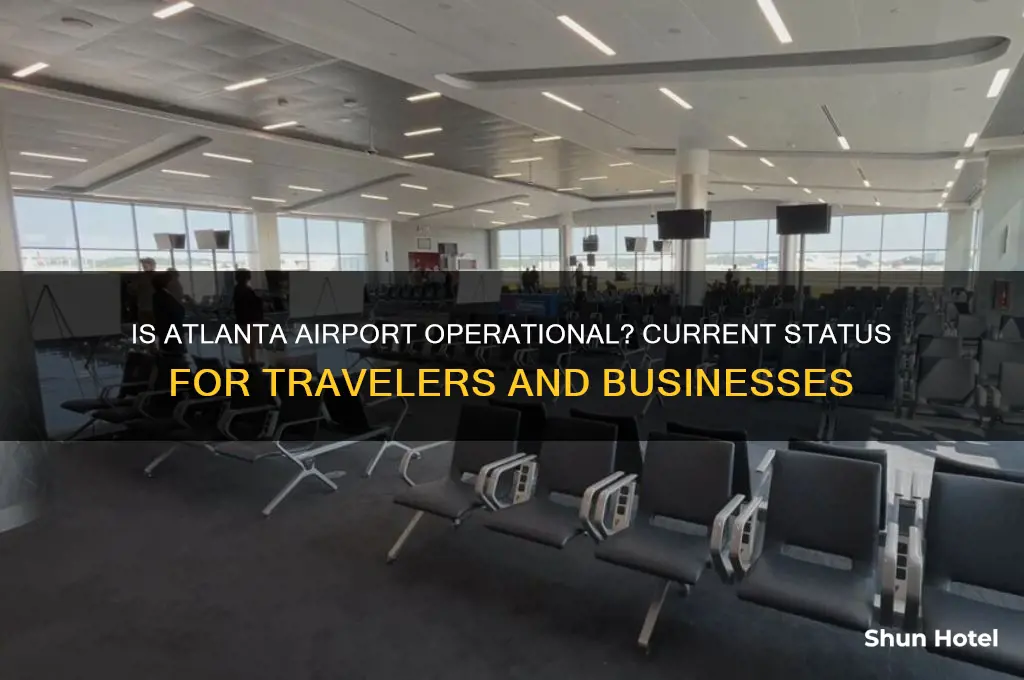 is atlanta airport open for business