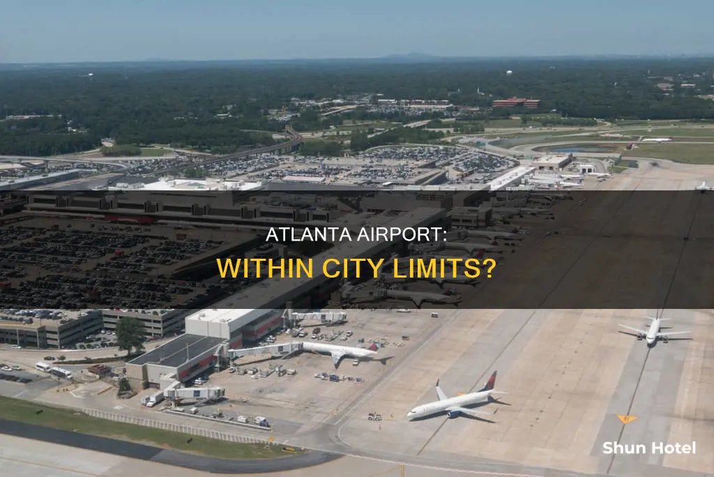 is atlanta airport within city limits