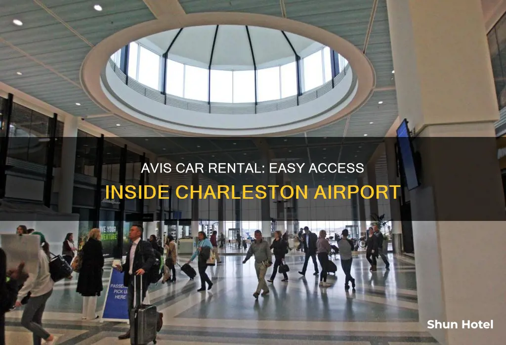is avis inside charleston sc airport